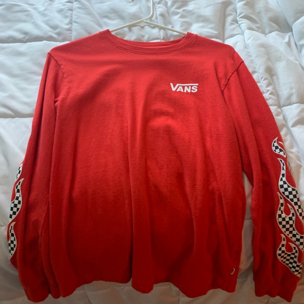 vans long sleeve shirt